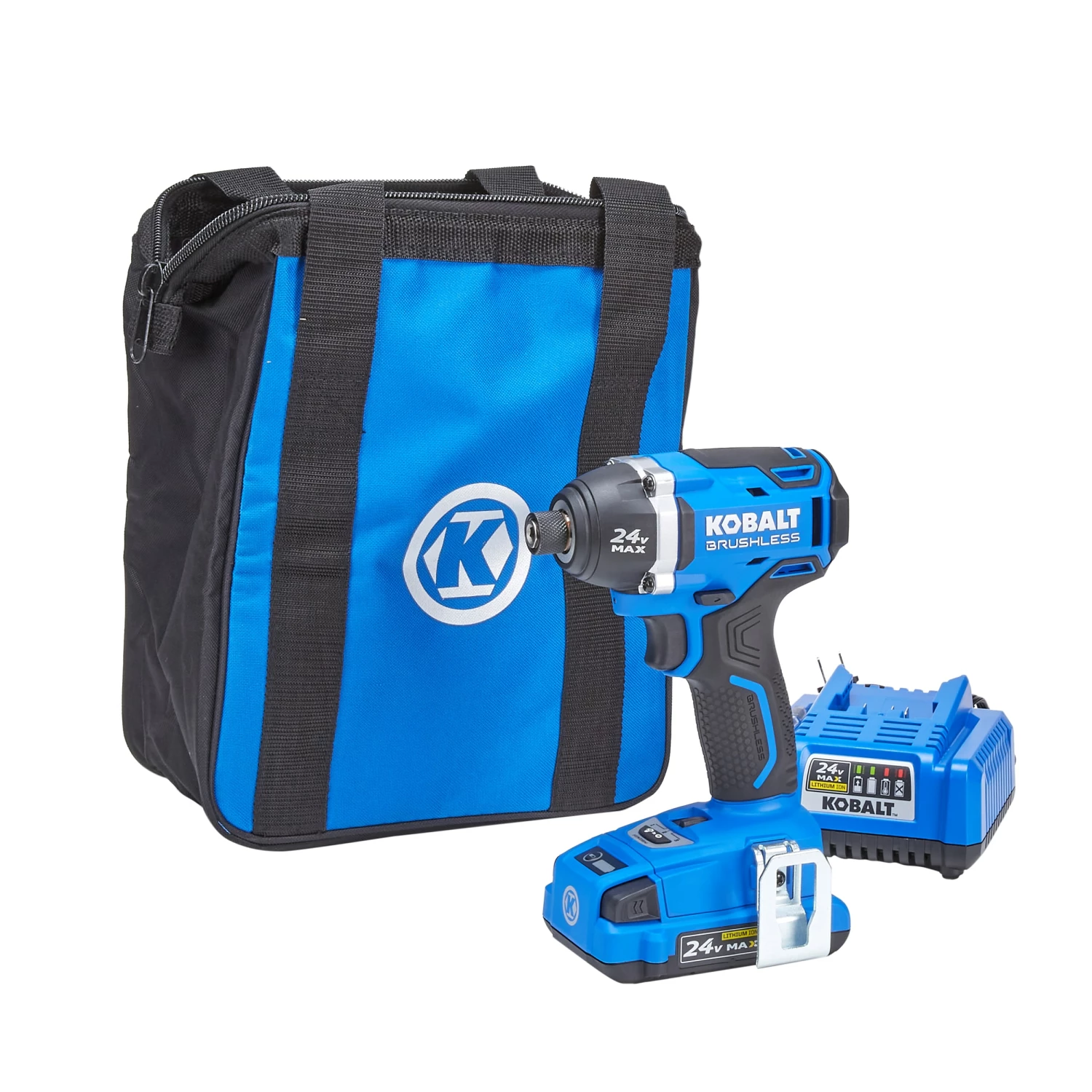 Kobalt Impact Drivers 24-volt Max Variable Speed Brushless Cordless Impact Driver (1-Battery Included) 6 Kobalt Impact Drivers 24-volt Max Variable Speed Brushless Cordless Impact Driver (1-Battery Included) - Image 6