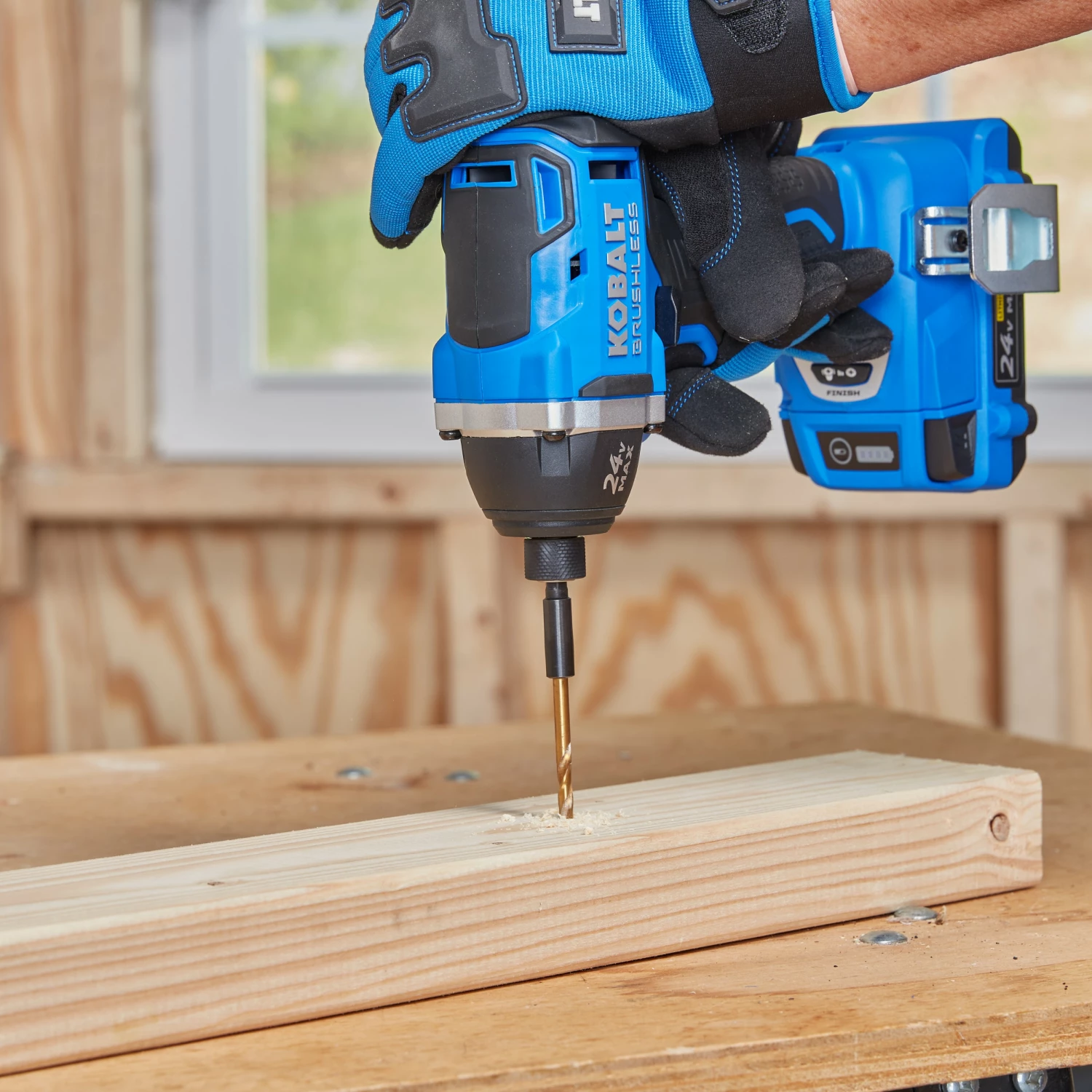 Kobalt Impact Drivers 24-volt Max Variable Speed Brushless Cordless Impact Driver (1-Battery Included) 5 Kobalt Impact Drivers 24-volt Max Variable Speed Brushless Cordless Impact Driver (1-Battery Included) - Image 5