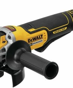DEWALT Angle Grinders XR POWER DETECT 4.5-in 20-Volt Max Paddle Switch Brushless Cordless Angle Grinder -Craftsman Sales Shop 45360331
