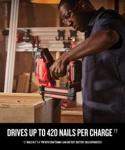 CRAFTSMAN Nailers V20 18-Gauge Cordless Brad Nailer 9 CRAFTSMAN Nailers V20 18-Gauge Cordless Brad Nailer -Craftsman Sales Shop 45371370