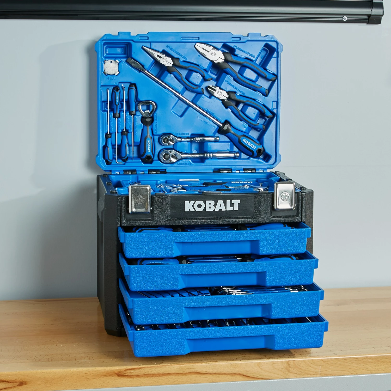 Kobalt Household Tool Sets 100-Piece Household Tool Set with Hard Case 3 Kobalt Household Tool Sets 100-Piece Household Tool Set with Hard Case - Image 3
