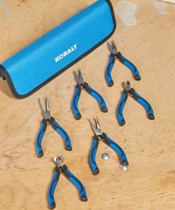Kobalt Plier Sets 6pc mini pliers set with zip case 6-Pack Assorted Plier Set -Craftsman Sales Shop 45373817