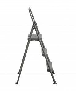 Cosco Step Stools 3-Step 225-lb Capacity Gray Steel Foldable Step Stool -Craftsman Sales Shop 45419743