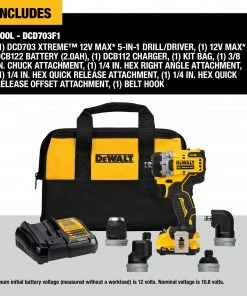 DEWALT Drills Xtreme 5-In-1 12-volt Max 3/8-in Brushless Cordless Drill (1-Battery Included and Charger Included) -Craftsman Sales Shop 45481079