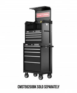 CRAFTSMAN Top Tool Chests 2000 Series 26-in W x 24.7-in H 4-Drawer Steel Tool Chest (Black) -Craftsman Sales Shop 46448421